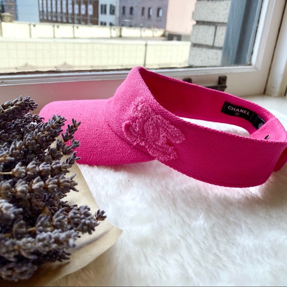 CHANEL Accessories - ✈️sold✈️Brand new CHANEL  pink hat